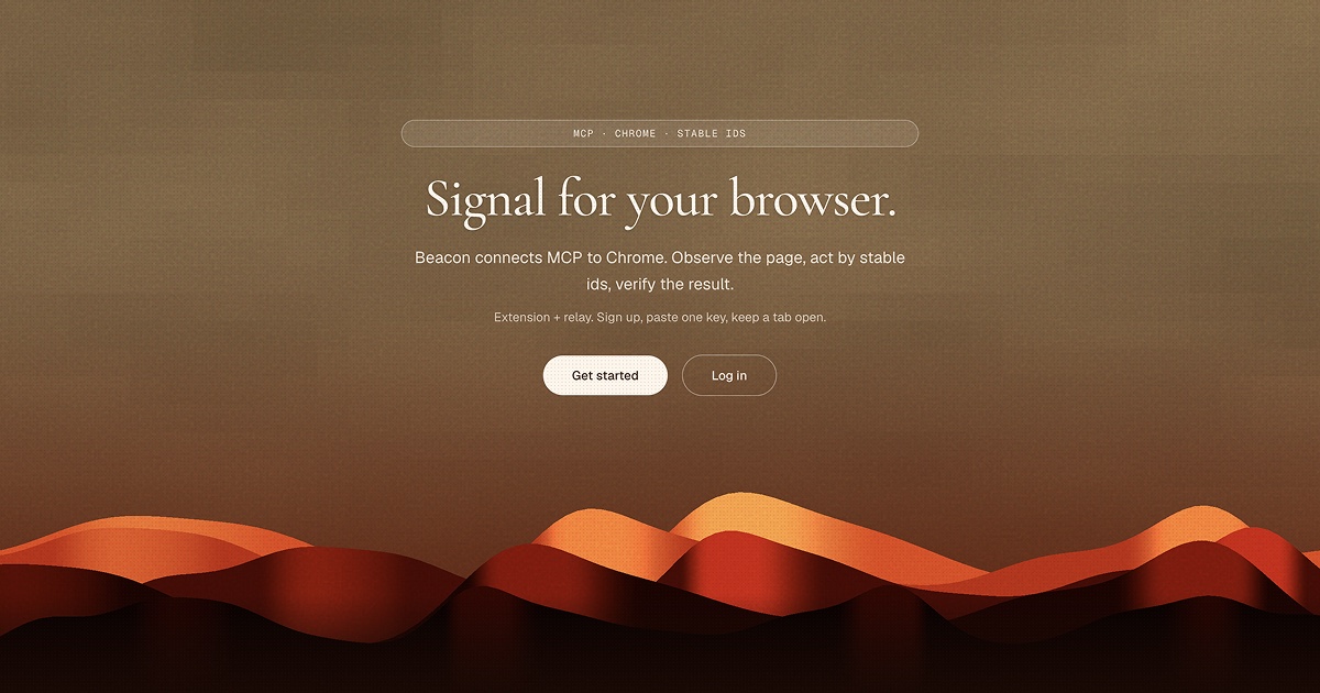 My AI agent could write code but couldn’t use my browser, so I built Beacon MCP